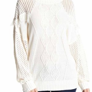 Wild Pearl Cream sweater